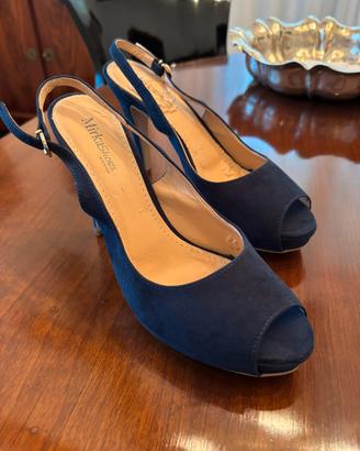 Sandali donna blu