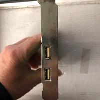 Scheda 2 porte USB aggiuntive per interno PC fisso