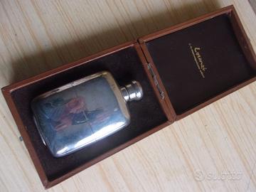 cofanetto in argento 800 , Lorenzi fiaschetta , Gu