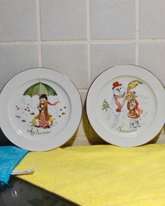 Piatti da collezione Limoges "4 stagioni" 