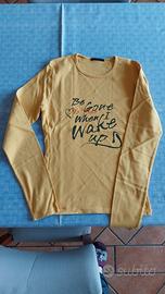 Maglia in cotone maniche lunghe