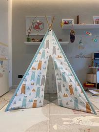 Tenda gioco teepee bambini in cotone – Mestre