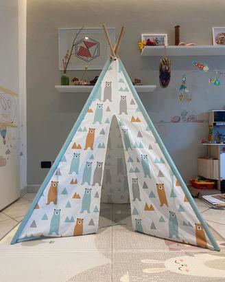 Tenda gioco teepee bambini in cotone – Mestre