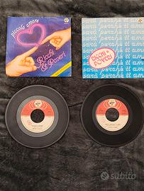 Set 2 dischi in vinile 45 giri Ricchi e Poveri