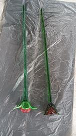 fiori in vetro soffiato