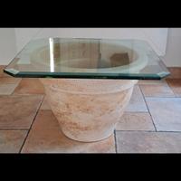 Tavolino sala in cristallo