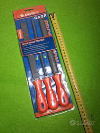 Set lime per legno da 3 pz
