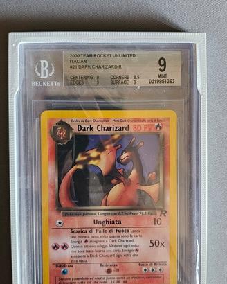 dark charizard bgs 9 ita