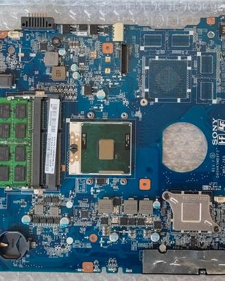 SCHEDA MADRE  SONY VAIO + CPU + RAM