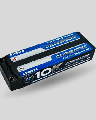 2 x batteria lipo corsatec 10k 10000 2s