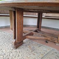 Tavolo da esterno in legno iroko di design