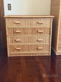 cassettiera in bambu'