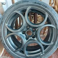 Cerchi in lega 18 bruniti Alfa Giulietta estivi