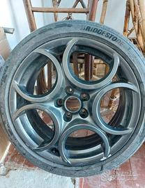 Cerchi in lega 18 bruniti Alfa Giulietta estivi