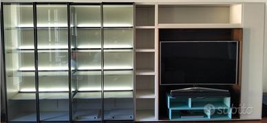 Parete TV Poliform WallSystem EgoDay L413xH193xP45