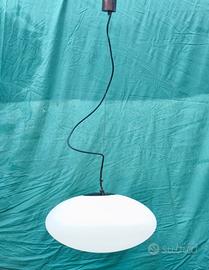 modernariato stilnovo lampadario ufo vintage