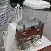 dispenser distributor bibite refrigerato 2 campane