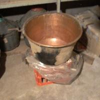 Set da macelleria (paioli e mannaia)