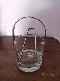 secchiello ghiaccio con pinza