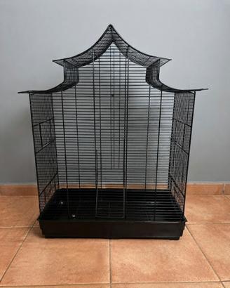 Grande Gabbia per Uccelli Design Casetta