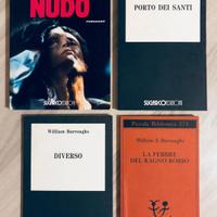 Lotto di quattro libri di William Burroughs nuovi