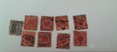 Francobolli DEUTSCHES REICH EMISSIONE 1/1/1900 19