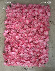 Pannelli di fiori artificiali