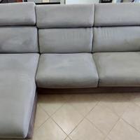 DIVANO LETTO SCAMOSCIATO ANTIMACCHIA