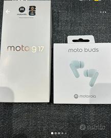 Telefono Motorola g17 + moto buds