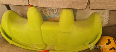 Casetta smoby, scivolo e dondolo