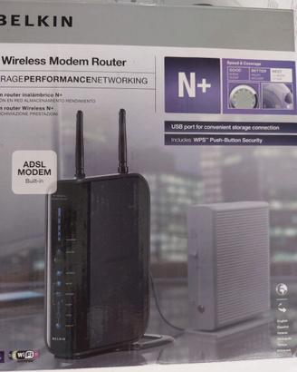Router ADSL Wireless N+ Belkin