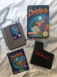 Videogioco Vintage SOLSTICE NES Boxato Completo