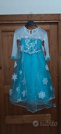 vestito carnevale bambina ELSA DI FROZEN