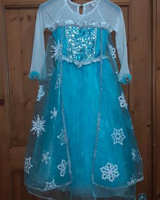 vestito carnevale bambina ELSA DI FROZEN