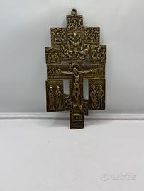 Crocifisso in bronzo Russia
