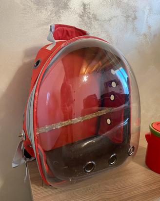 Zaino per pappagalli