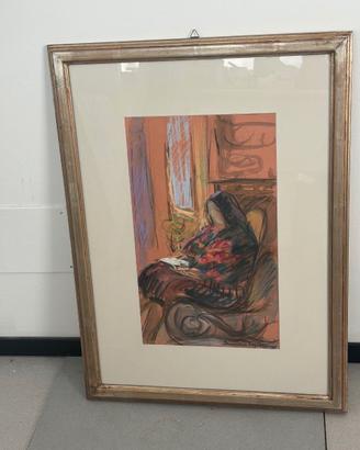 Quadro di Domenica Regazzoni con cornice