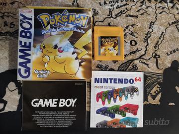 Pokemon Giallo GB Color con scatola originale