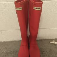 Stivali da pioggia di gomma hunter arancioni