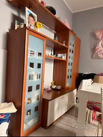 cucina +letto+ parete attrezata