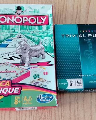 Monopoly e trivia quiz per famiglie