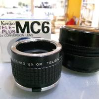 Duplicatore 2x kenko mc6 per Olympus om1 con cust