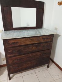 Comò fine 800 in arte povera