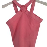 top bimba di Zara 10--11anni cotone elasticizzato 
