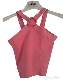 top bimba di Zara 10--11anni cotone elasticizzato 