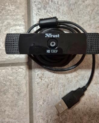 Webcam Trust HD 1080p USB Usata