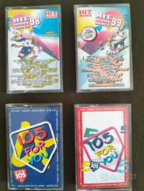Musicassetta hit mania dance 98 e 99 e 105 for you