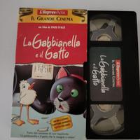 Cassetta VHS La Gabbianella e il Gatto