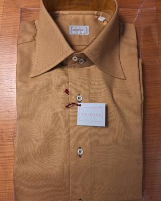 Camicia Oxford beige Grifoni