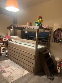 letto a casetta 